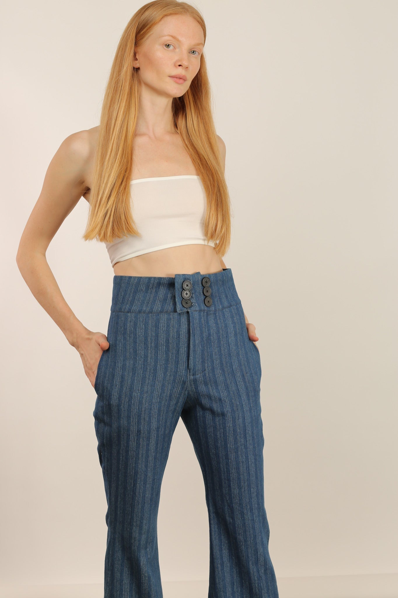 DENIM PANTS ATHENA - MOMO STUDIO BERLIN - Berlin Concept Store - sustainable & ethical fashion