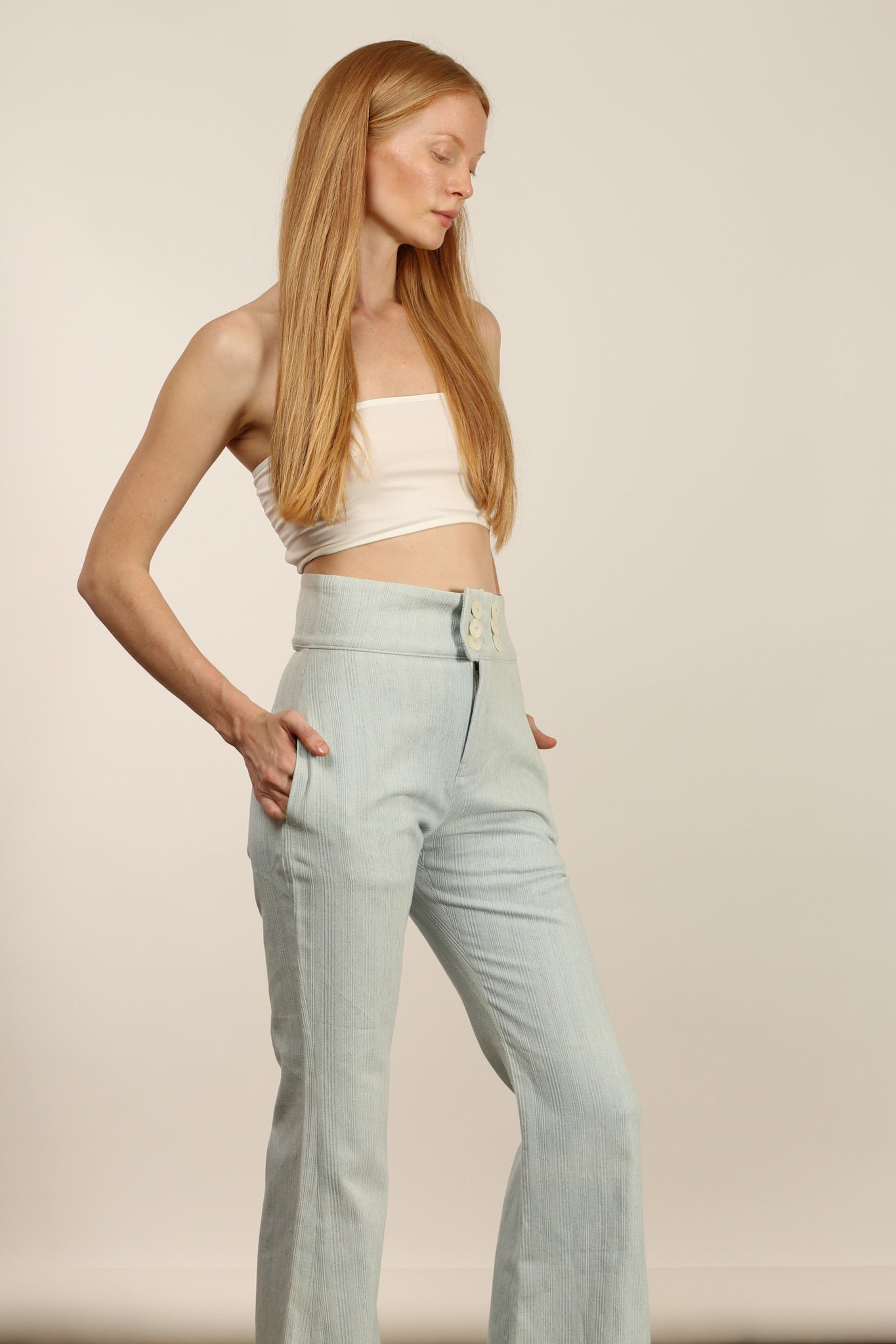 DENIM PANTS BERENICE - MOMO STUDIO BERLIN - Berlin Concept Store - sustainable & ethical fashion