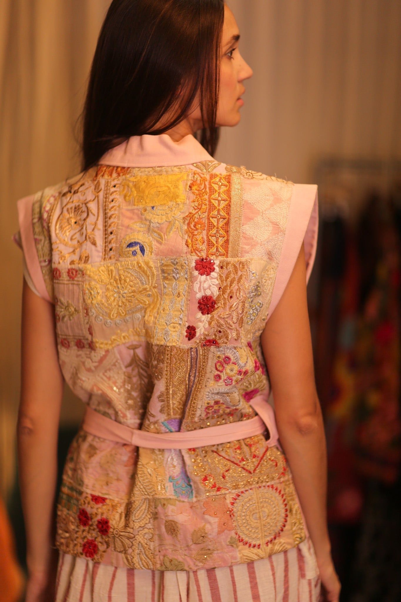 DENIM PATCHWORK VEST - MOMO STUDIO BERLIN - Berlin Concept Store - sustainable & ethical fashion