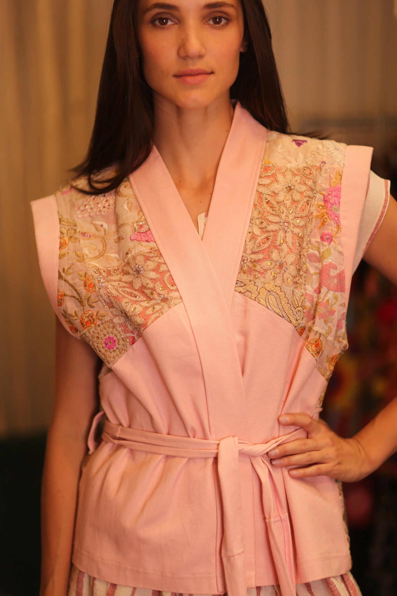 DENIM PATCHWORK VEST - MOMO STUDIO BERLIN - Berlin Concept Store - sustainable & ethical fashion