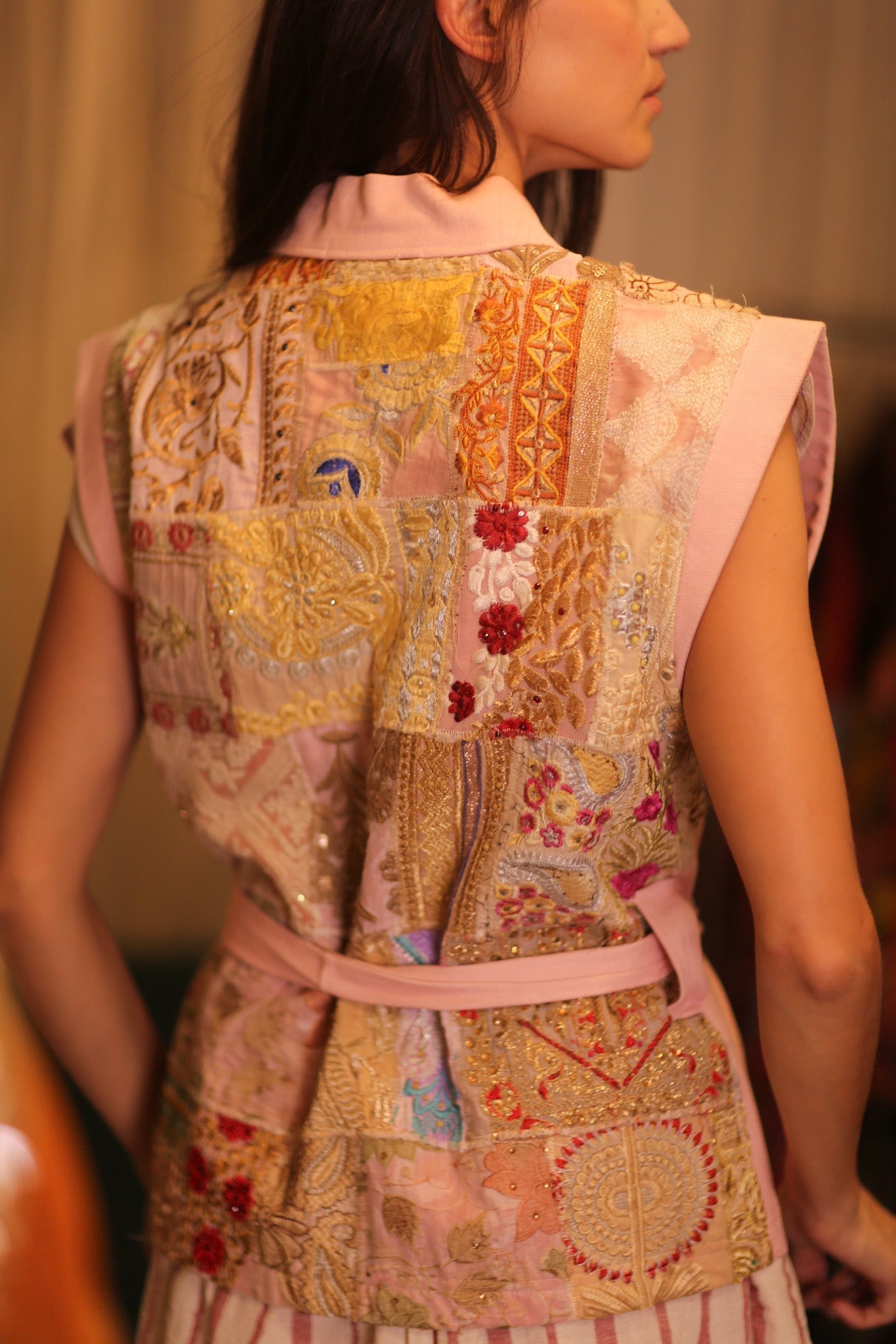 DENIM PATCHWORK VEST - MOMO STUDIO BERLIN - Berlin Concept Store - sustainable & ethical fashion