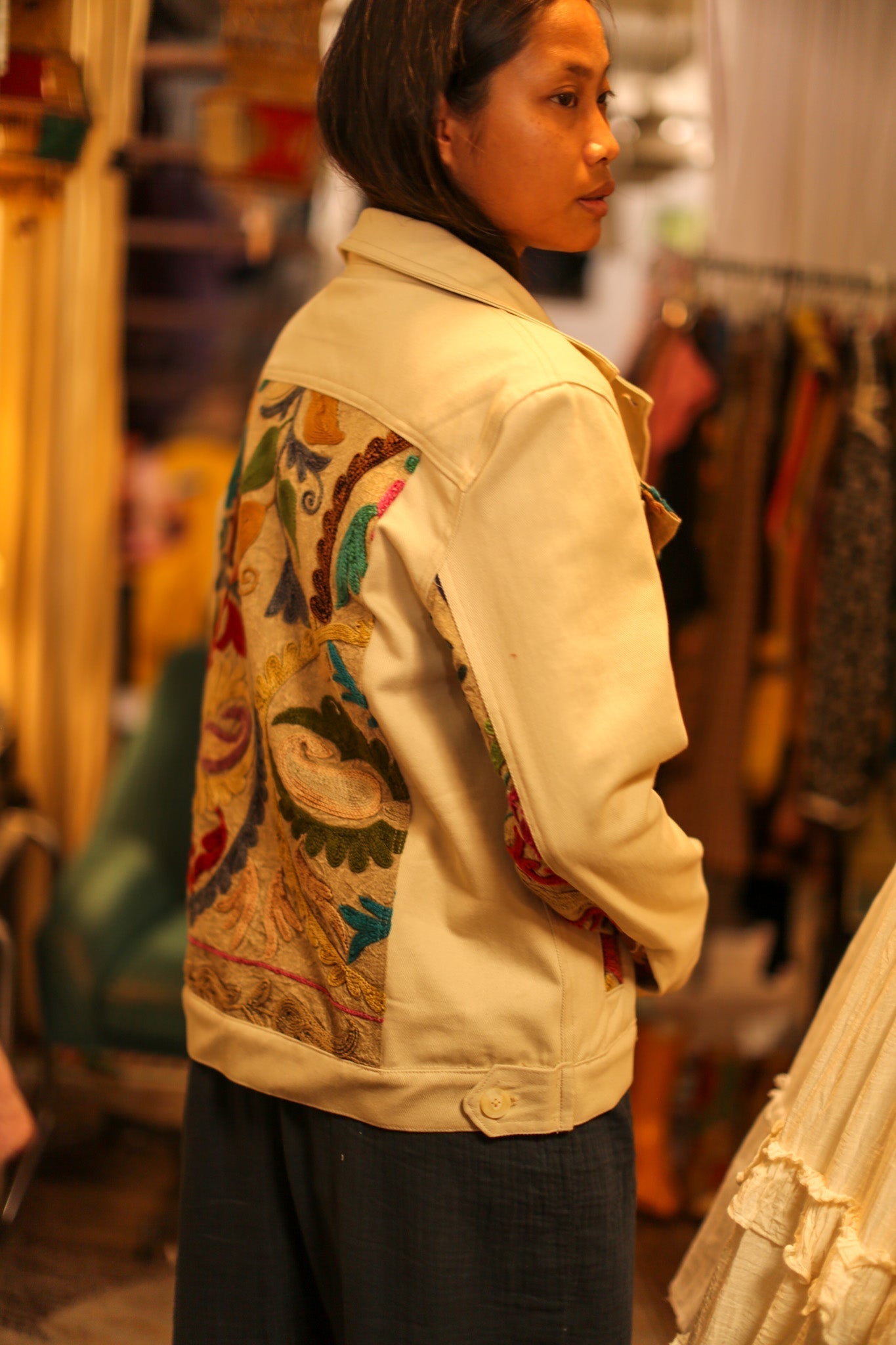 DENIM SUZANI JACKET - MOMO STUDIO BERLIN - Berlin Concept Store - sustainable & ethical fashion