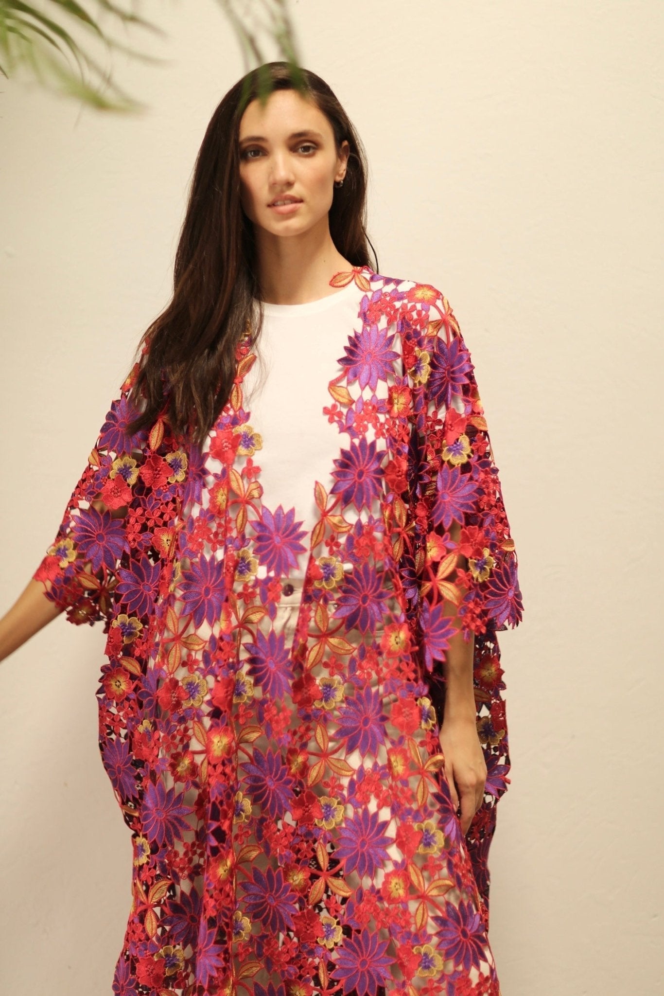 DIONYSUS FLOWER LACE KIMONO - MOMO STUDIO BERLIN - Berlin Concept Store - sustainable & ethical fashion