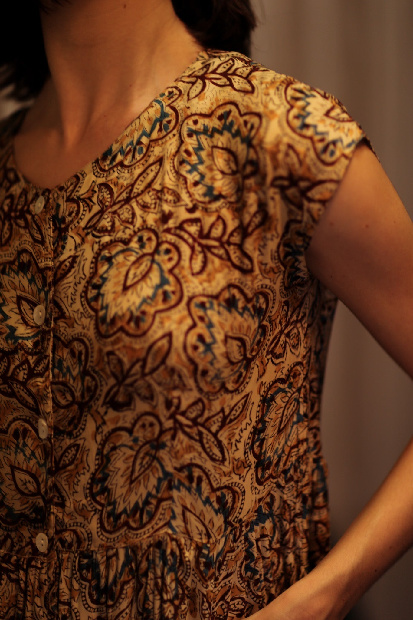 EDITH SILK DRESS DECO - MOMO STUDIO BERLIN - Berlin Concept Store - sustainable & ethical fashion