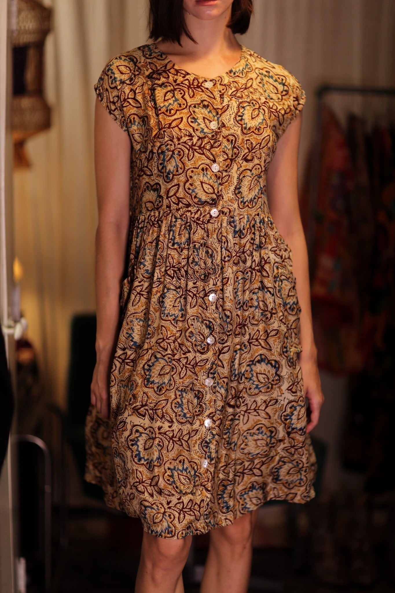 EDITH SILK DRESS DECO - MOMO STUDIO BERLIN - Berlin Concept Store - sustainable & ethical fashion