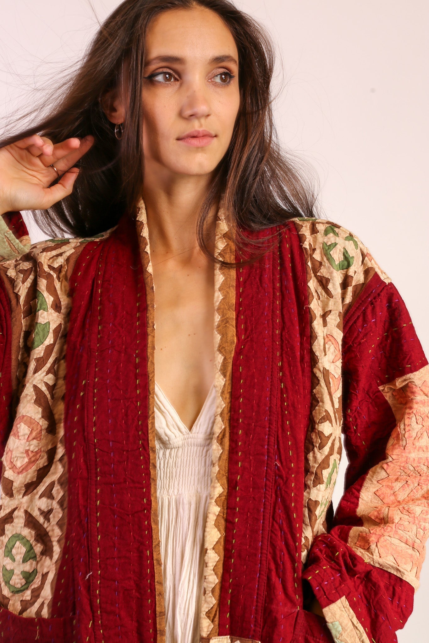 EMBROIDERED ARTISAN JACKET COAT SABE - MOMO STUDIO BERLIN - Berlin Concept Store - sustainable & ethical fashion