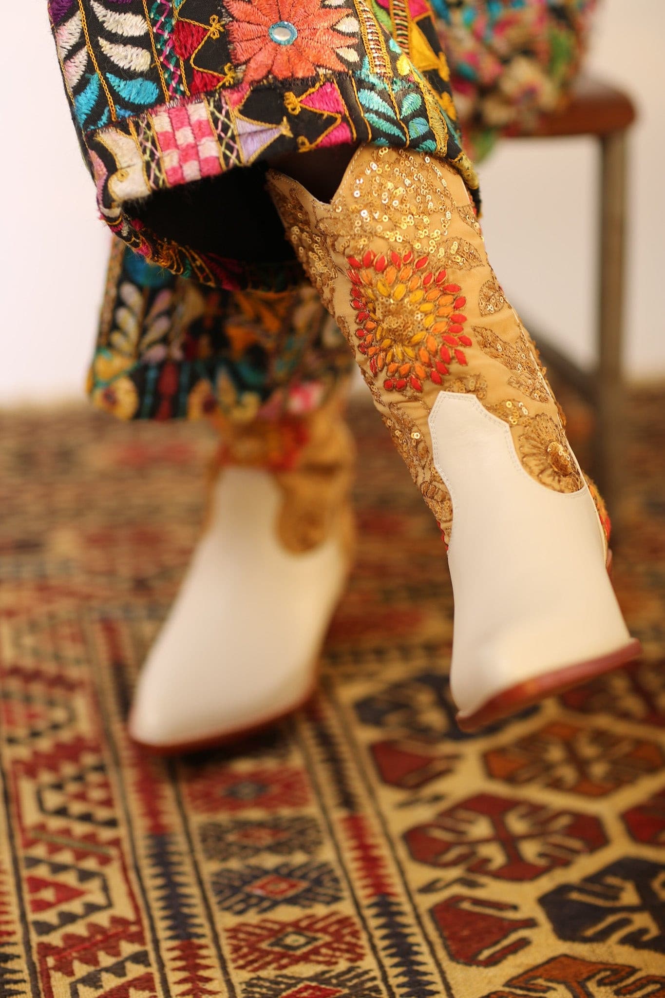 EMBROIDERED BOOTS ABBY - MOMO STUDIO BERLIN - Berlin Concept Store - sustainable & ethical fashion