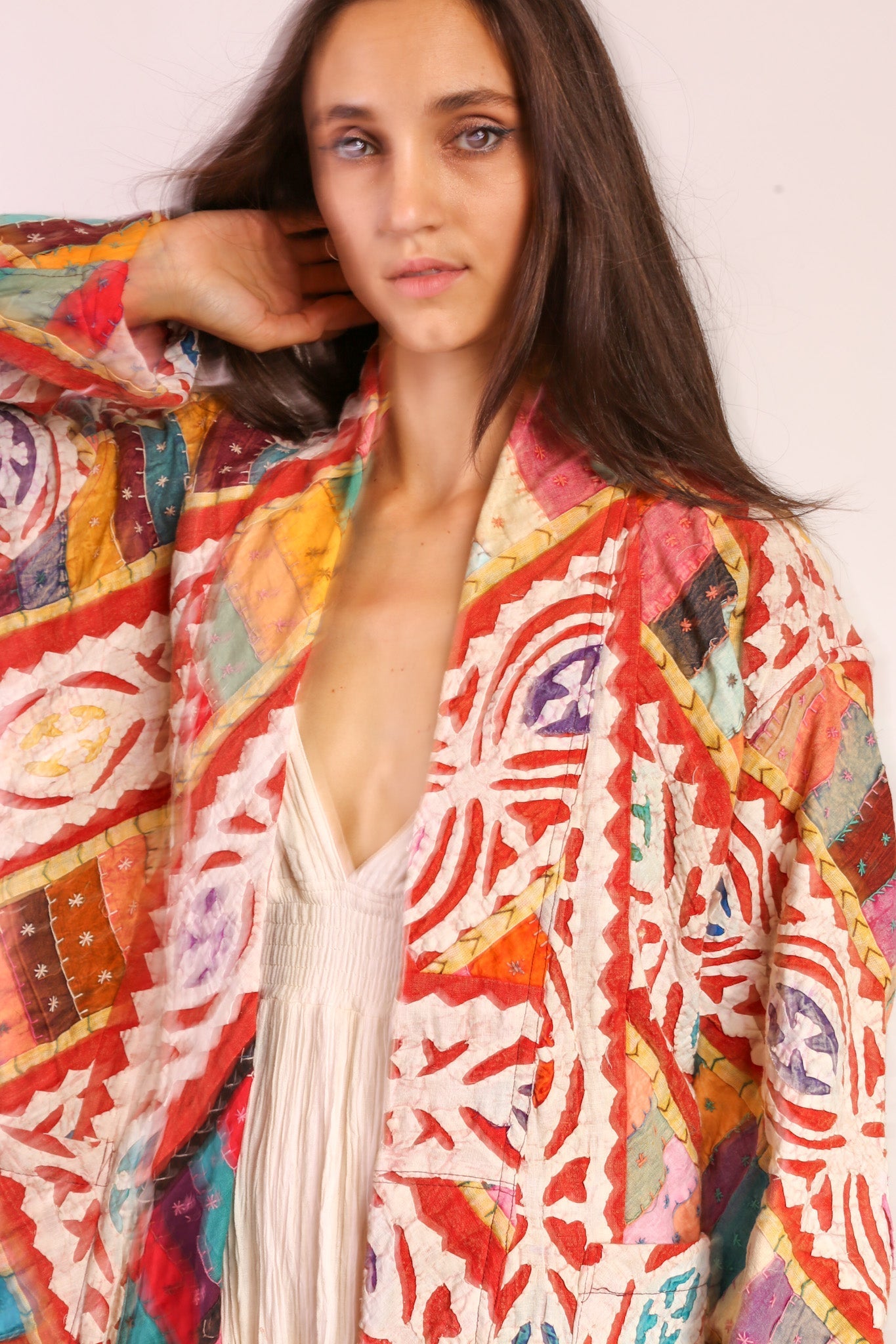 EMBROIDERED COAT JACKET MAHELI - MOMO STUDIO BERLIN - Berlin Concept Store - sustainable & ethical fashion