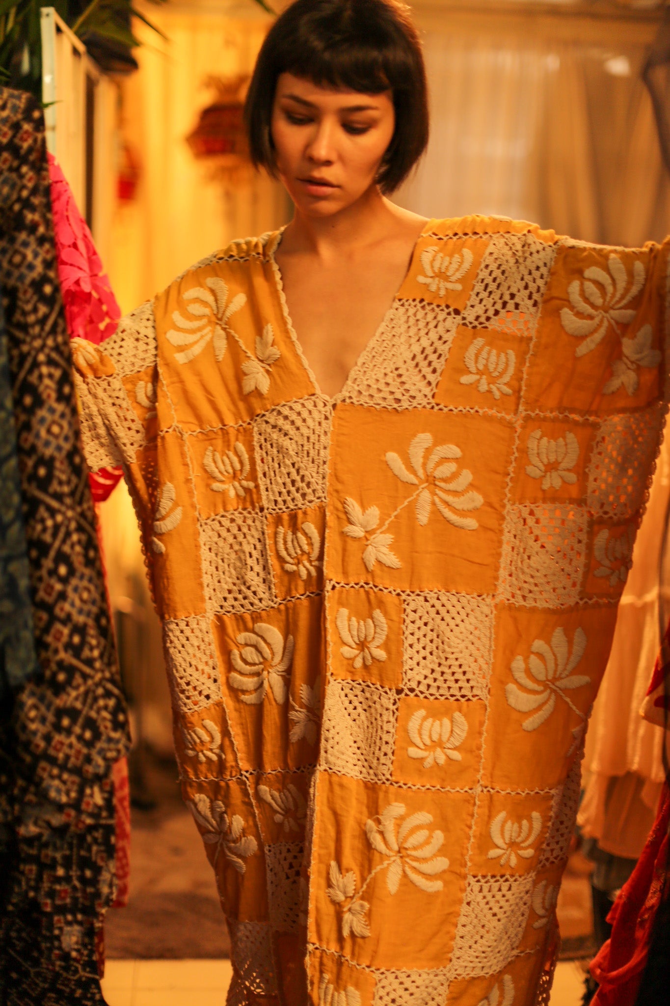 EMBROIDERED COTTON DRESS POLA - MOMO STUDIO BERLIN - Berlin Concept Store - sustainable & ethical fashion