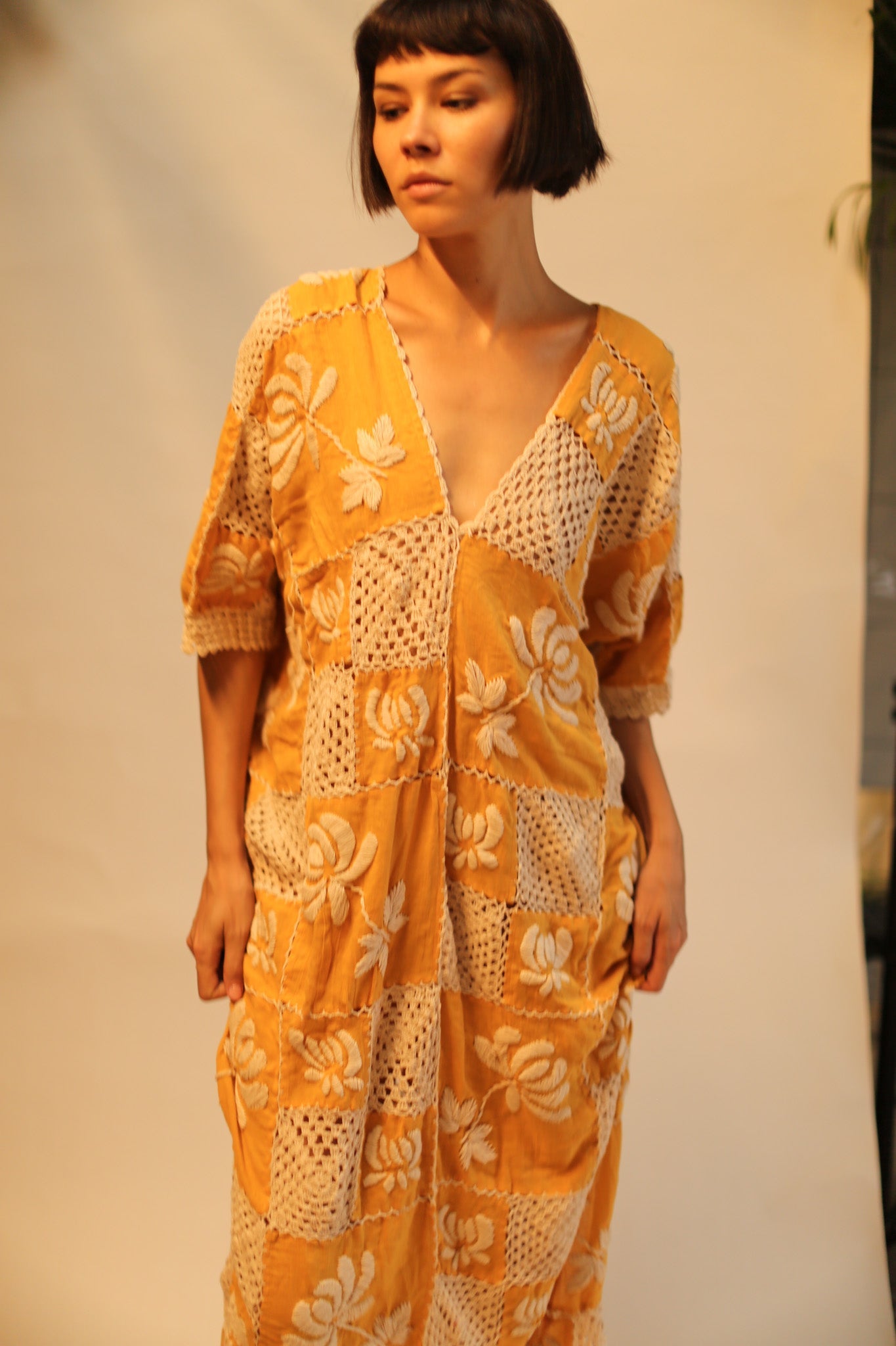 EMBROIDERED COTTON DRESS POLA - MOMO STUDIO BERLIN - Berlin Concept Store - sustainable & ethical fashion