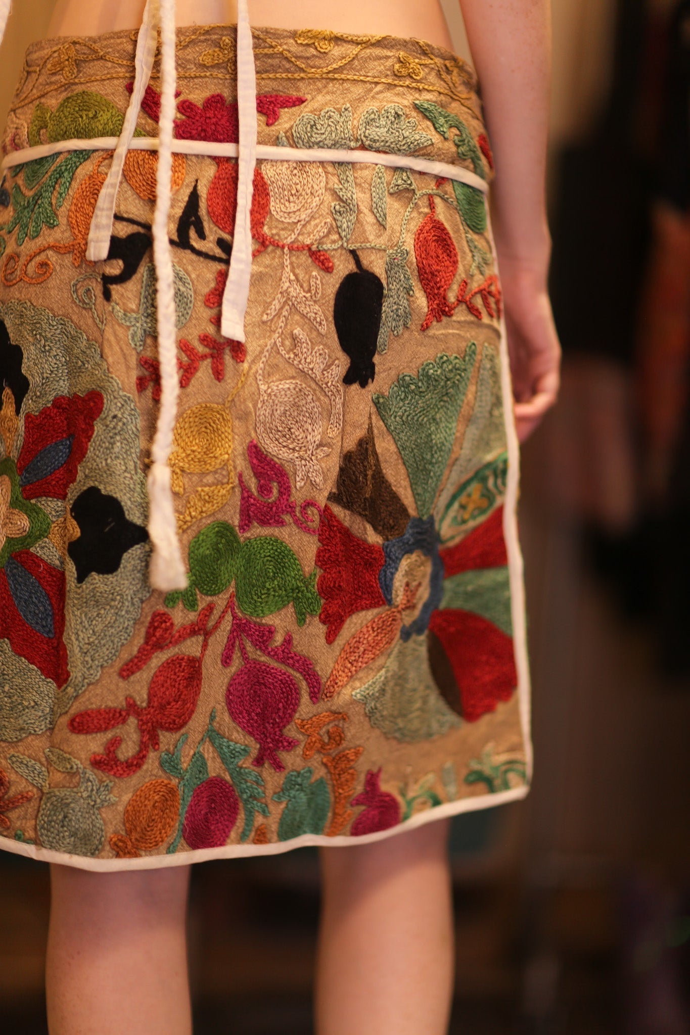 EMBROIDERED COTTON MINI SKIRT CANDIES - MOMO STUDIO BERLIN - Berlin Concept Store - sustainable & ethical fashion