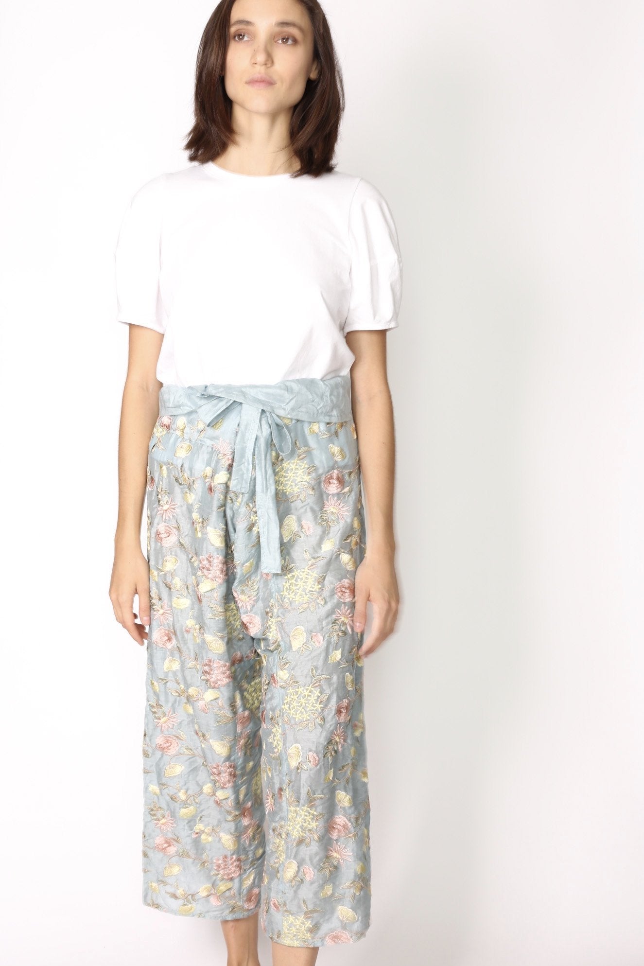 EMBROIDERED FISHERMAN PANTS MAYU - MOMO STUDIO BERLIN - Berlin Concept Store - sustainable & ethical fashion