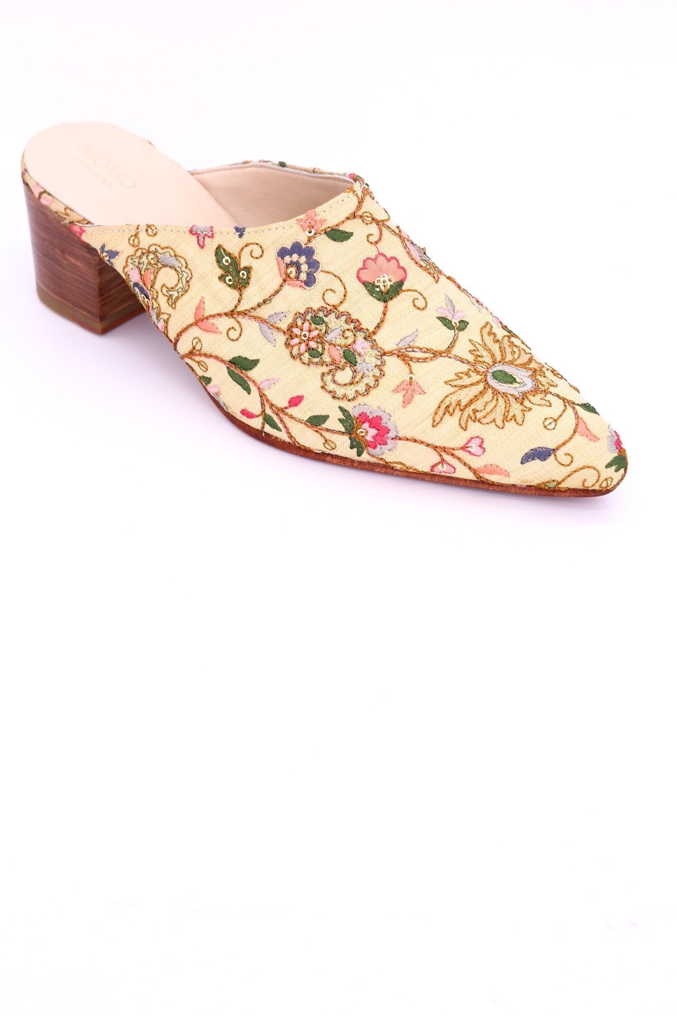 EMBROIDERED HEELED MULES MOMO X ANTHROPOLOGIE - MOMO STUDIO BERLIN - Berlin Concept Store - sustainable & ethical fashion