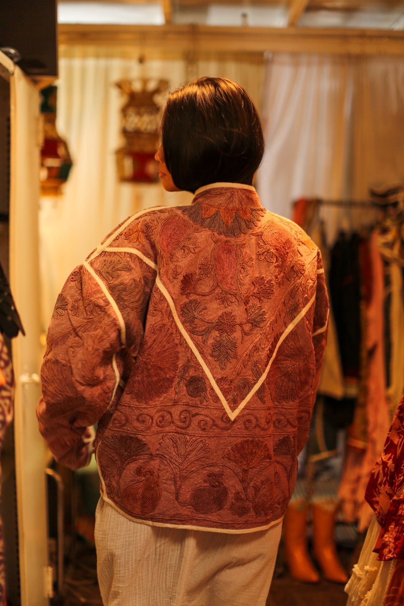 EMBROIDERED JACKET BOB - MOMO STUDIO BERLIN - Berlin Concept Store - sustainable & ethical fashion