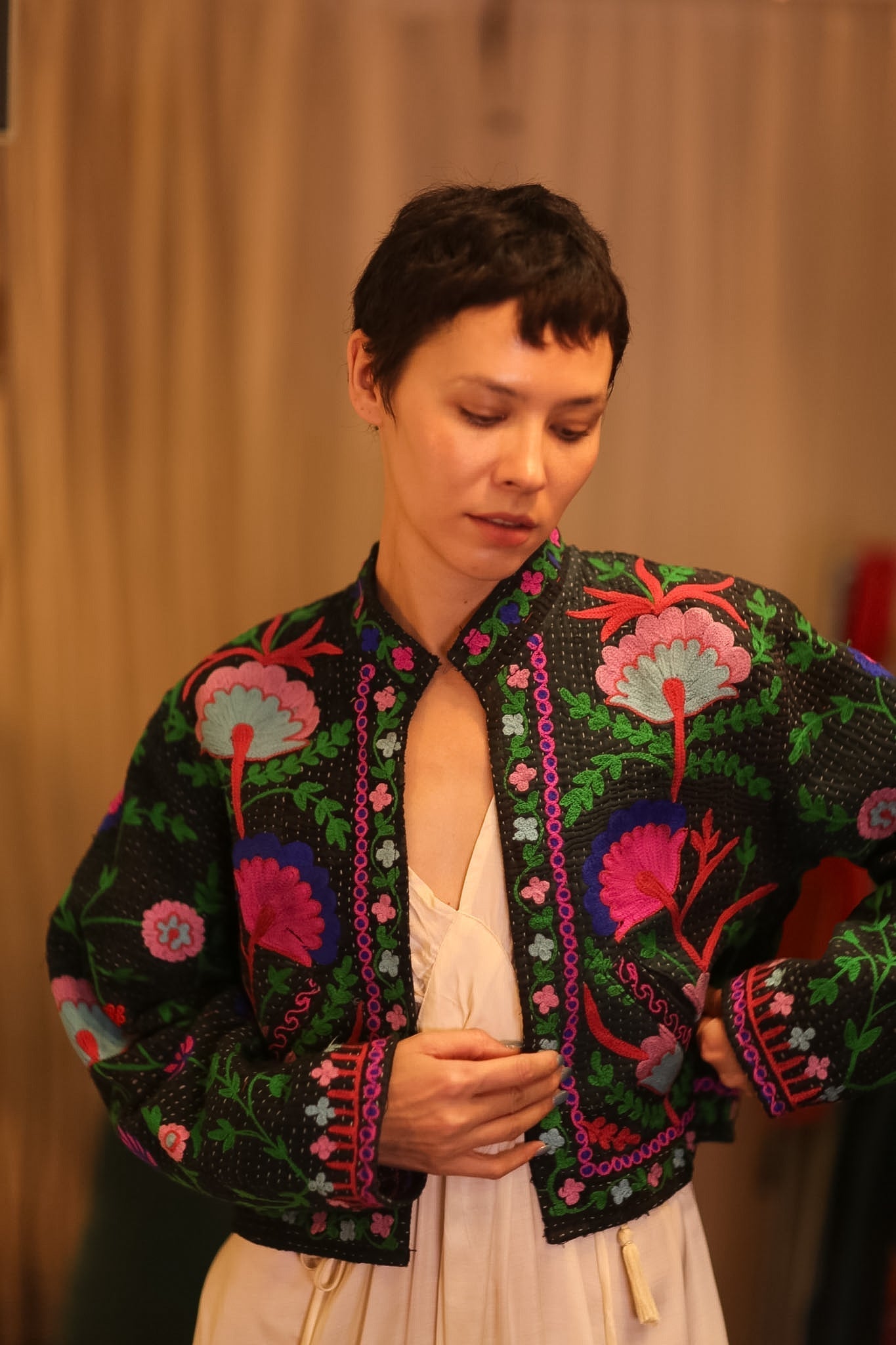 EMBROIDERED JACKET INGRID JIZZ - MOMO STUDIO BERLIN - Berlin Concept Store - sustainable & ethical fashion