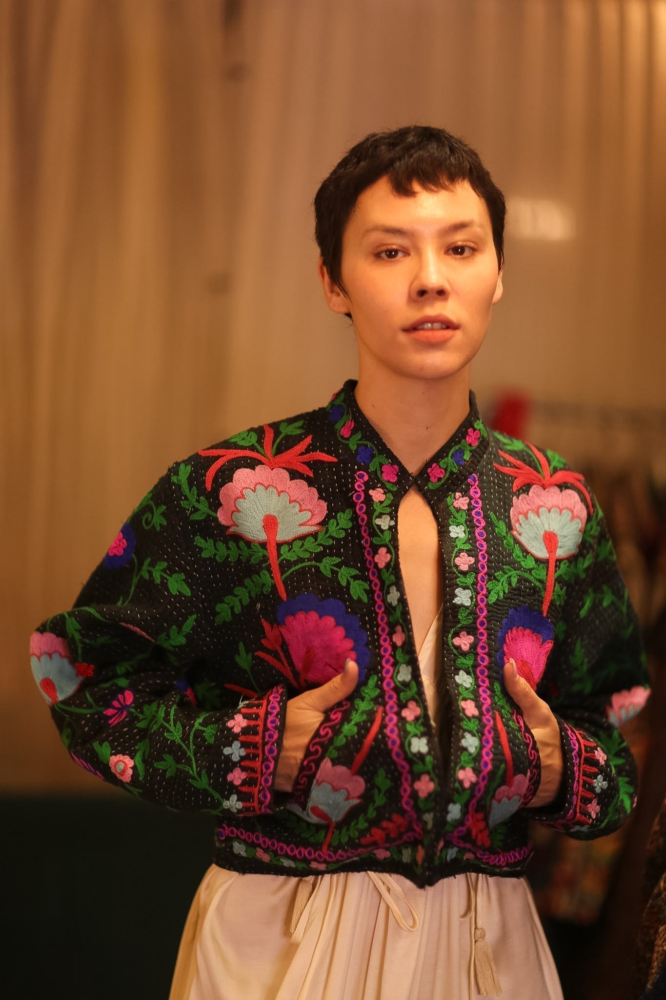 EMBROIDERED JACKET INGRID JIZZ - MOMO STUDIO BERLIN - Berlin Concept Store - sustainable & ethical fashion