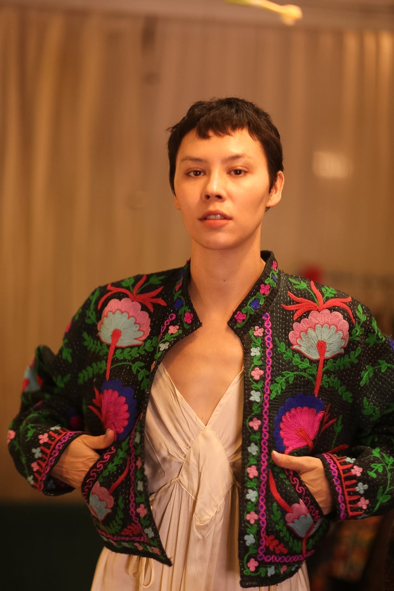 EMBROIDERED JACKET INGRID JIZZ - MOMO STUDIO BERLIN - Berlin Concept Store - sustainable & ethical fashion