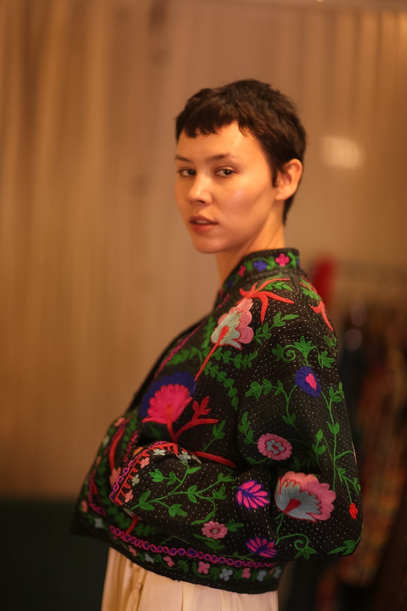 EMBROIDERED JACKET INGRID JIZZ - MOMO STUDIO BERLIN - Berlin Concept Store - sustainable & ethical fashion