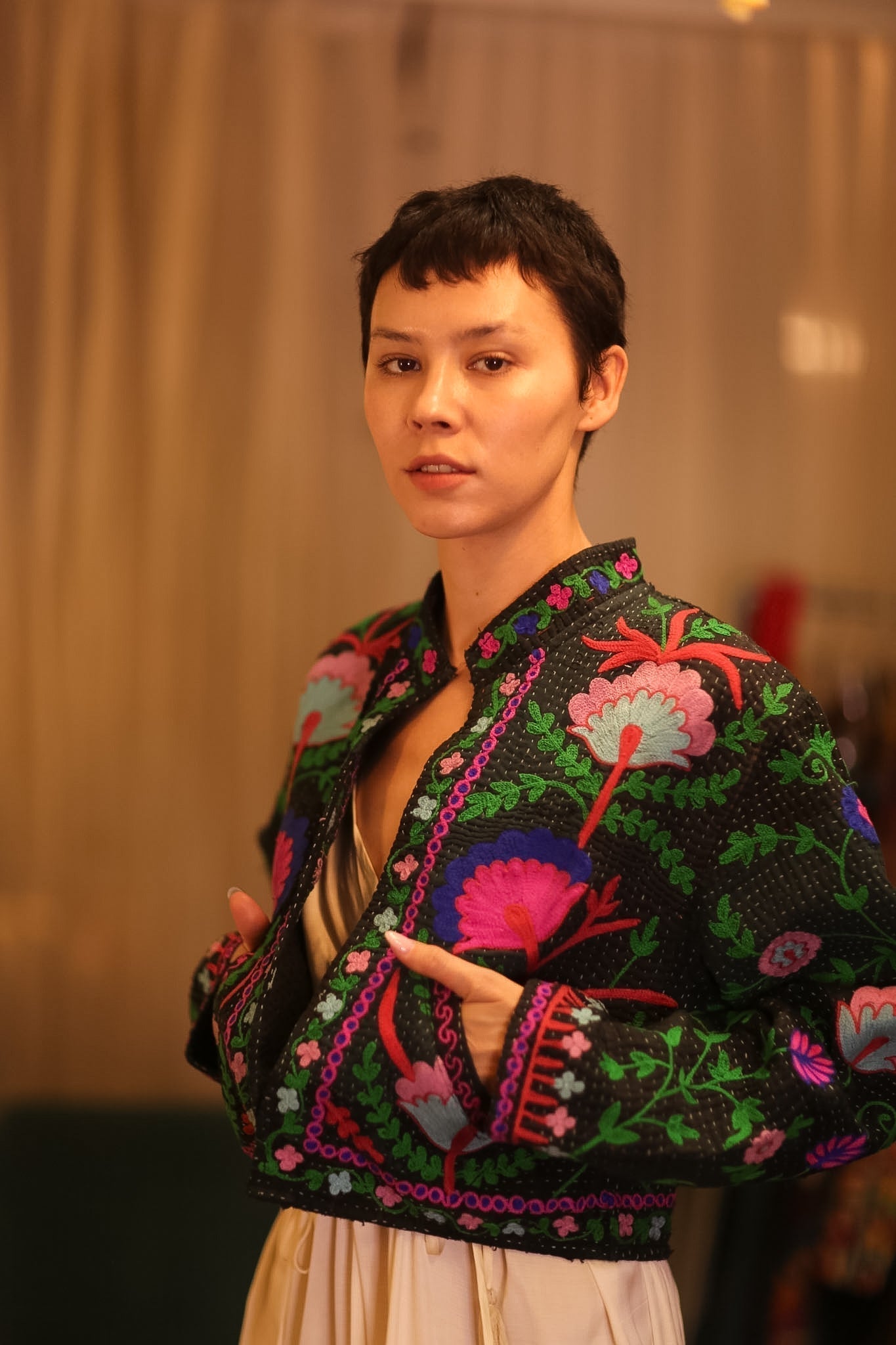 EMBROIDERED JACKET INGRID JIZZ - MOMO STUDIO BERLIN - Berlin Concept Store - sustainable & ethical fashion
