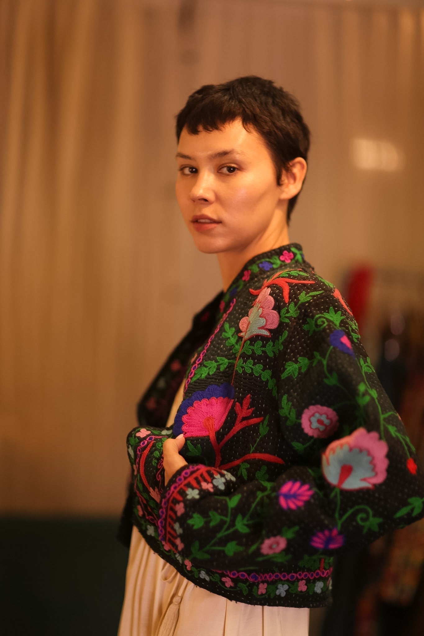 EMBROIDERED JACKET INGRID JIZZ - MOMO STUDIO BERLIN - Berlin Concept Store - sustainable & ethical fashion