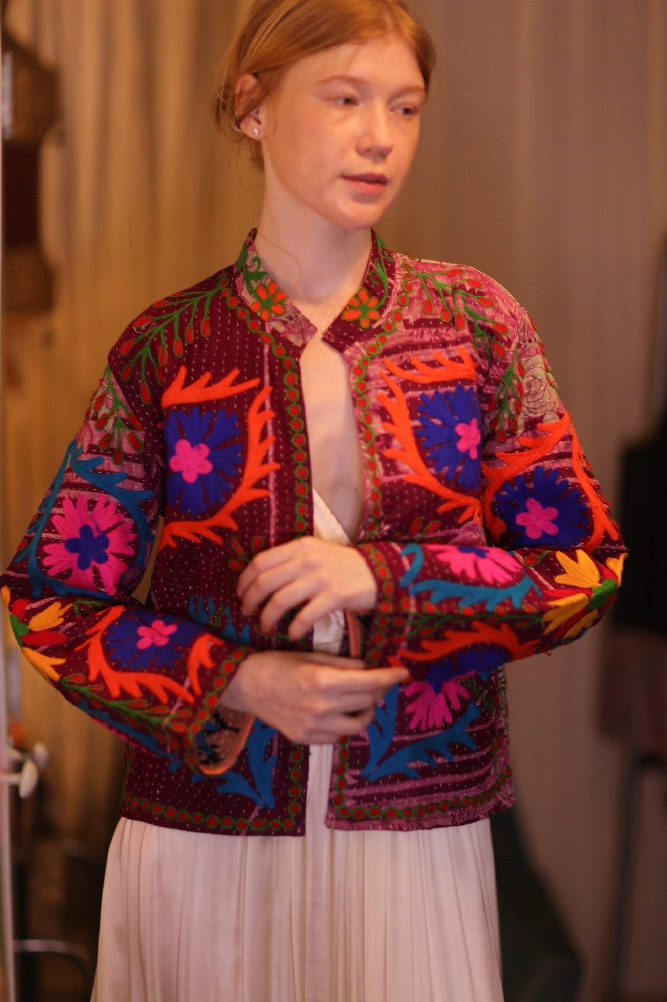 EMBROIDERED JACKET INGRID LAYYAUNG - MOMO STUDIO BERLIN - Berlin Concept Store - sustainable & ethical fashion