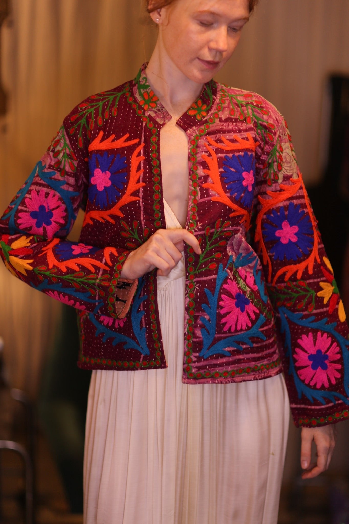EMBROIDERED JACKET INGRID LAYYAUNG - MOMO STUDIO BERLIN - Berlin Concept Store - sustainable & ethical fashion