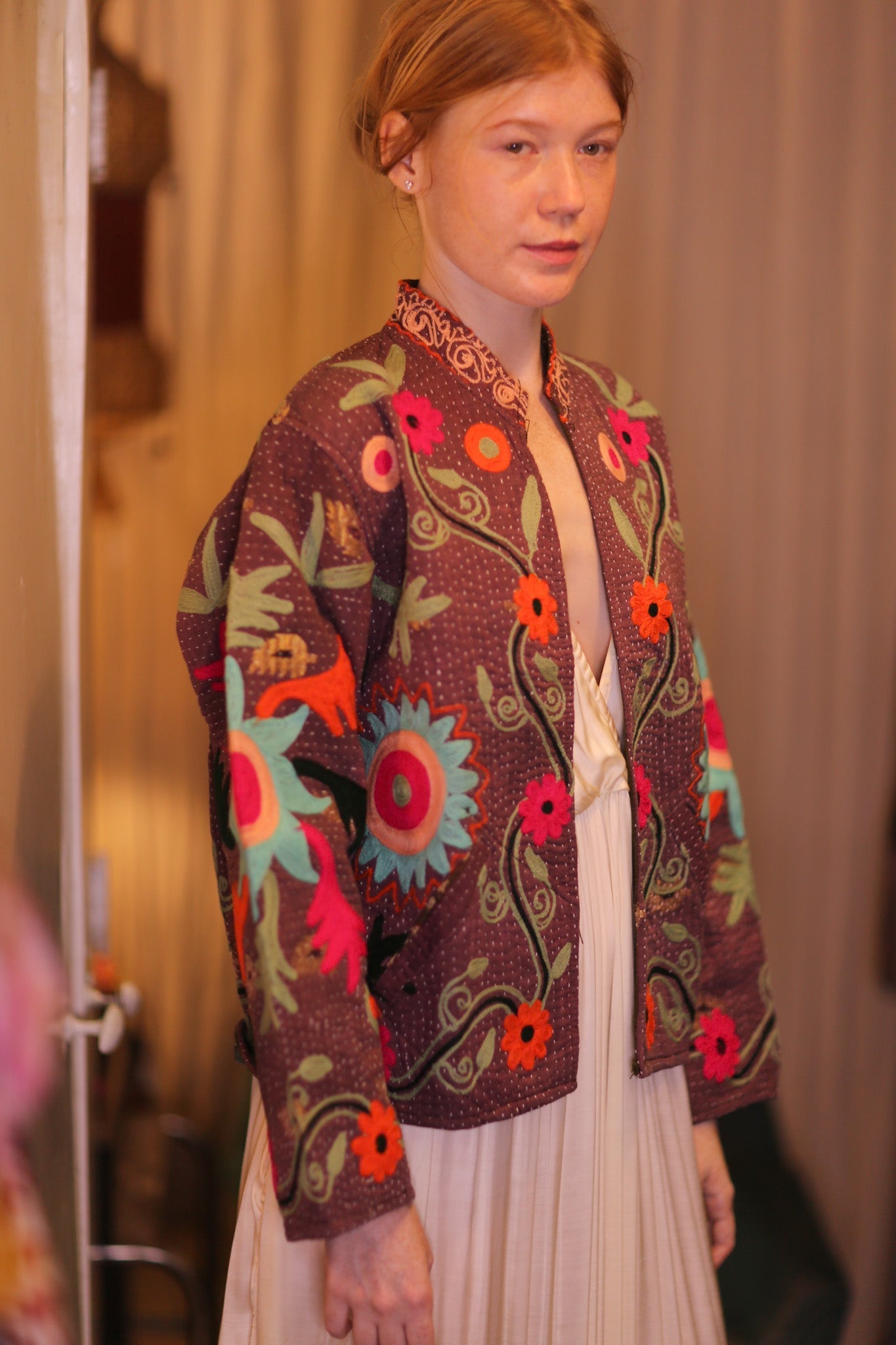 EMBROIDERED JACKET INGRID OUYIN - MOMO STUDIO BERLIN - Berlin Concept Store - sustainable & ethical fashion