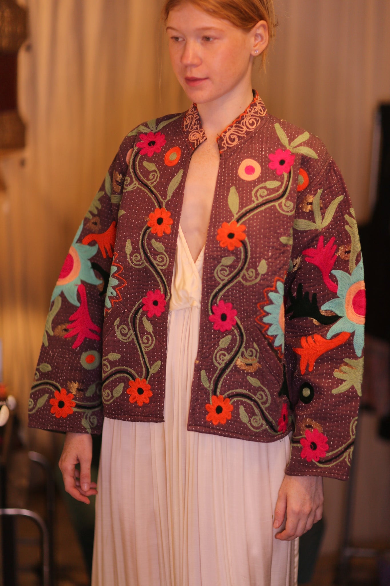 EMBROIDERED JACKET INGRID OUYIN - MOMO STUDIO BERLIN - Berlin Concept Store - sustainable & ethical fashion
