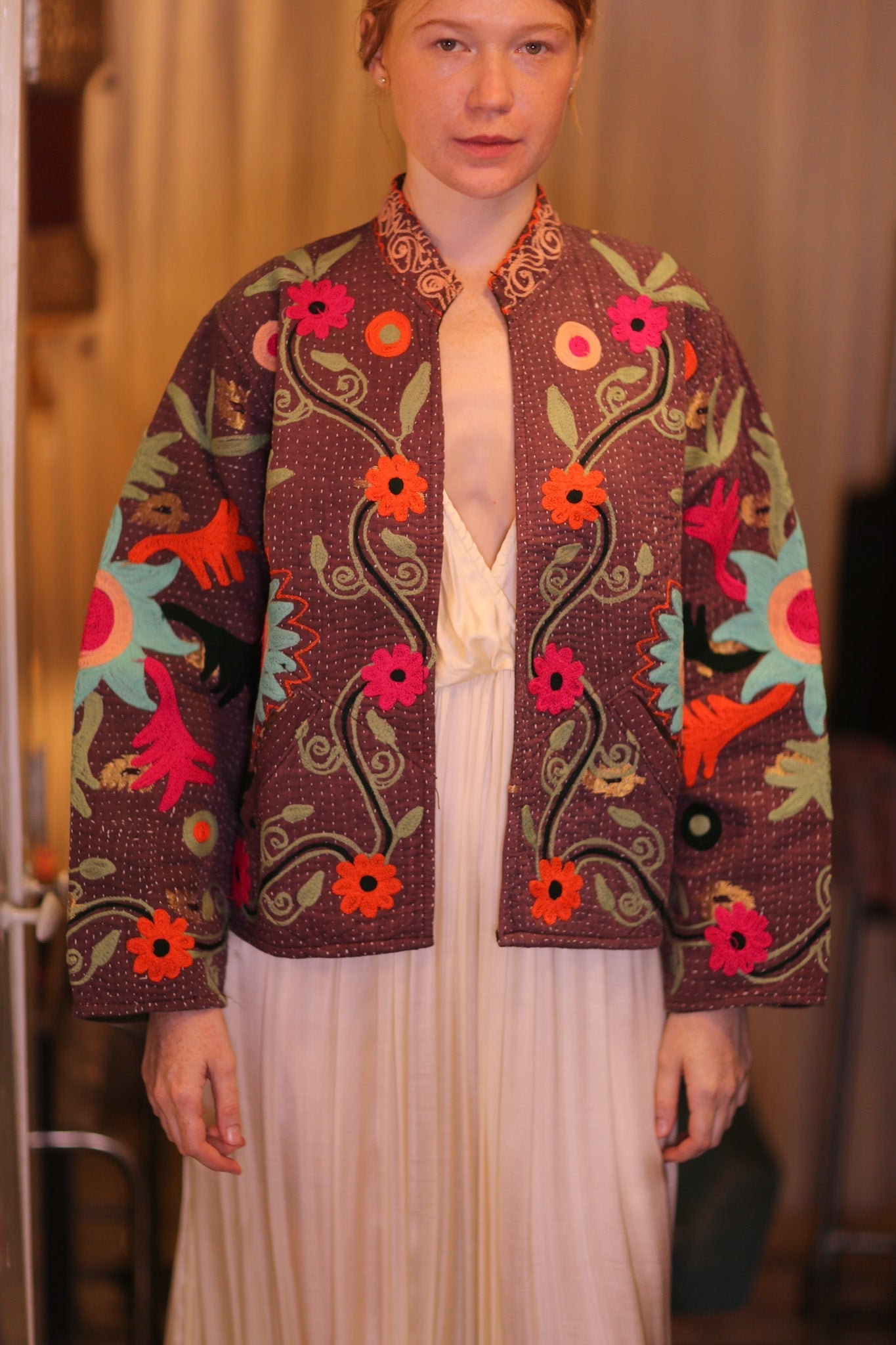 EMBROIDERED JACKET INGRID OUYIN - MOMO STUDIO BERLIN - Berlin Concept Store - sustainable & ethical fashion