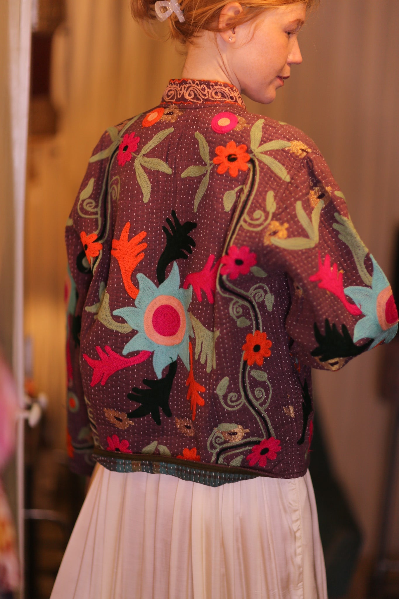 EMBROIDERED JACKET INGRID OUYIN - MOMO STUDIO BERLIN - Berlin Concept Store - sustainable & ethical fashion