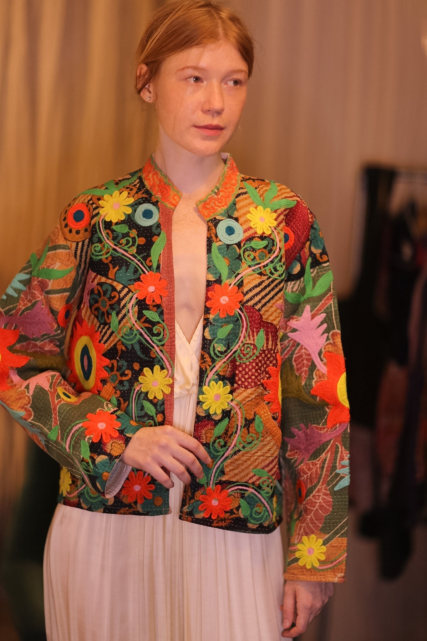EMBROIDERED JACKET INGRID PANCHI - MOMO STUDIO BERLIN - Berlin Concept Store - sustainable & ethical fashion