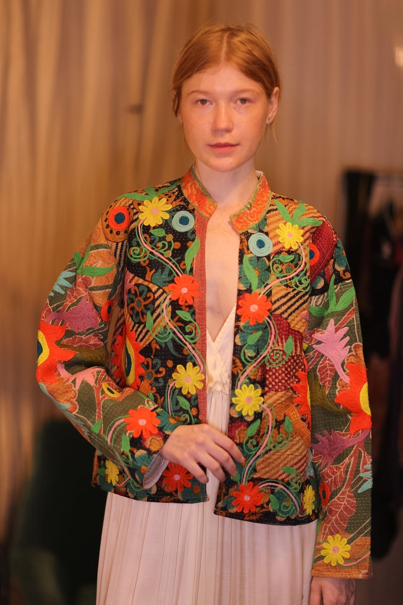 EMBROIDERED JACKET INGRID PANCHI - MOMO STUDIO BERLIN - Berlin Concept Store - sustainable & ethical fashion