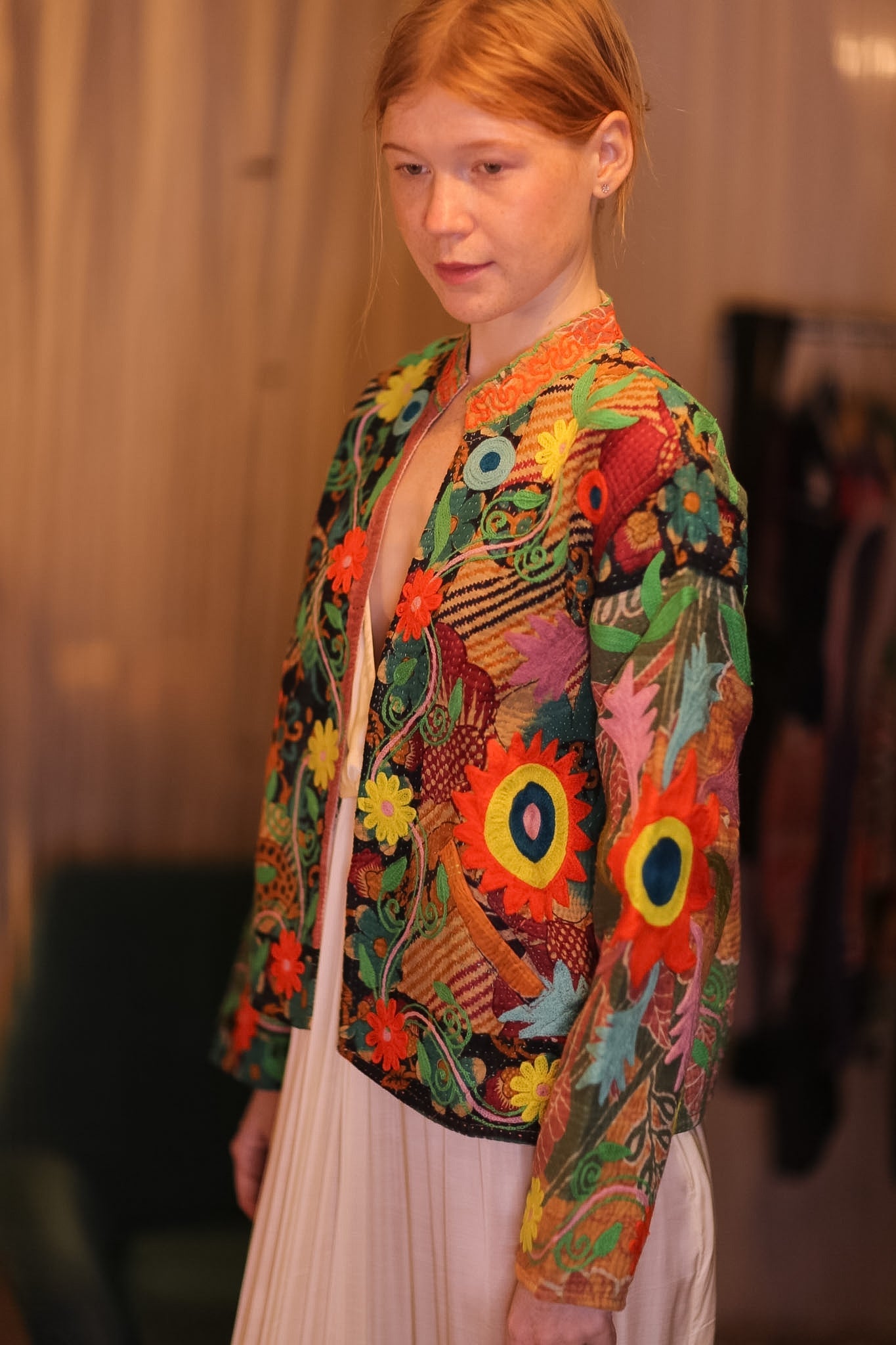 EMBROIDERED JACKET INGRID PANCHI - MOMO STUDIO BERLIN - Berlin Concept Store - sustainable & ethical fashion