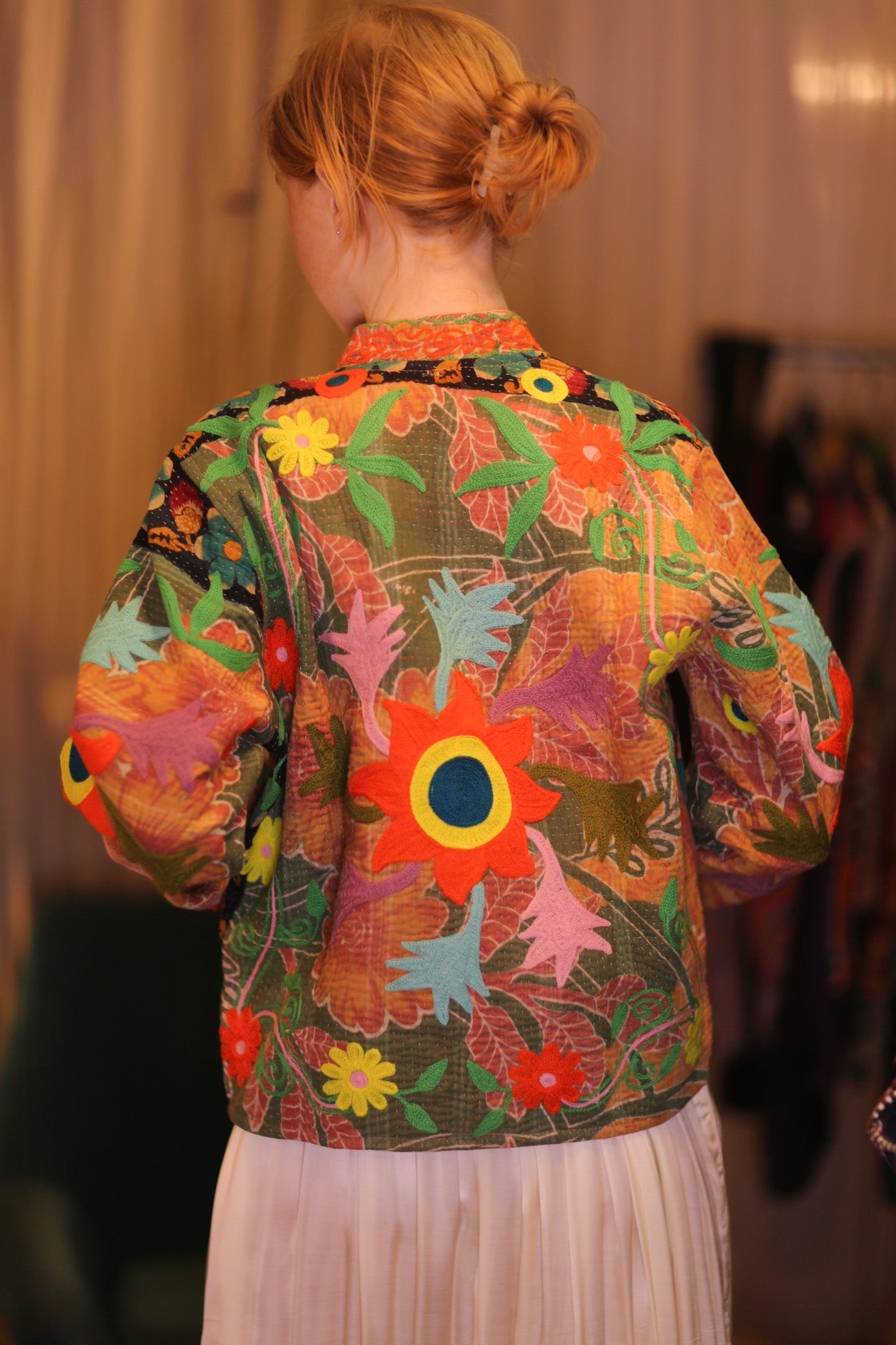 EMBROIDERED JACKET INGRID PANCHI - MOMO STUDIO BERLIN - Berlin Concept Store - sustainable & ethical fashion