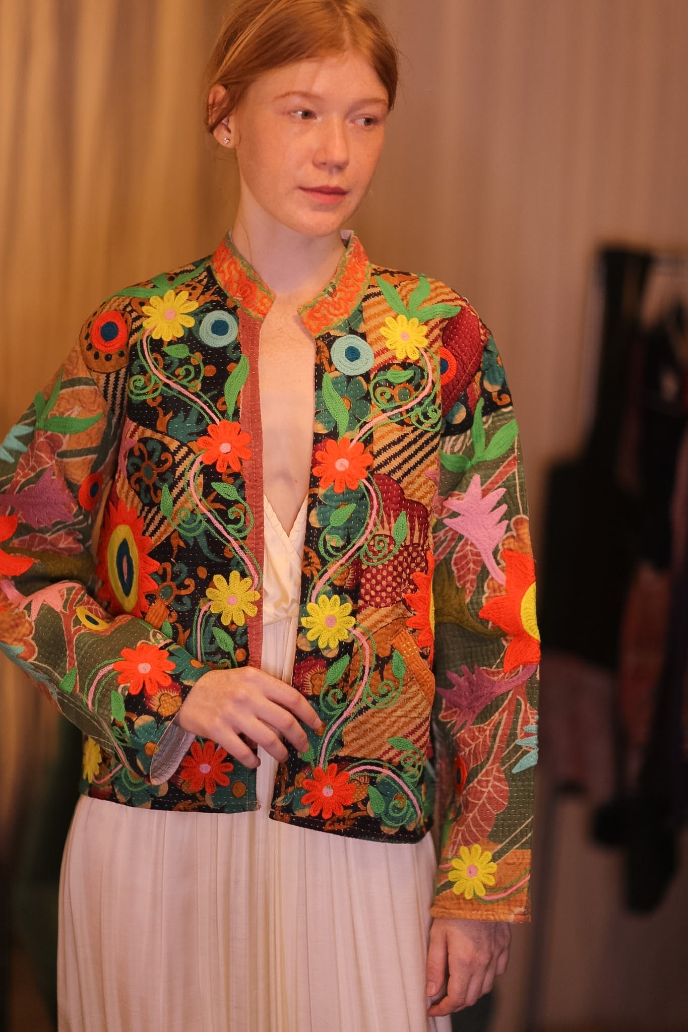 EMBROIDERED JACKET INGRID PANCHI - MOMO STUDIO BERLIN - Berlin Concept Store - sustainable & ethical fashion