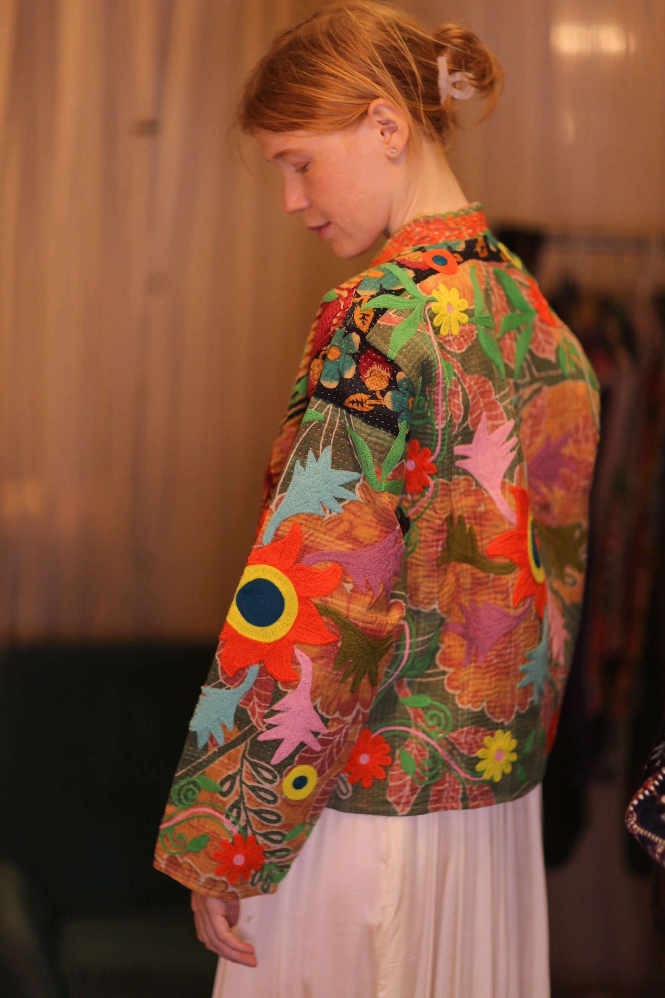 EMBROIDERED JACKET INGRID PANCHI - MOMO STUDIO BERLIN - Berlin Concept Store - sustainable & ethical fashion