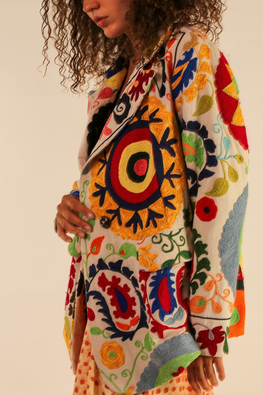 EMBROIDERED JACKET KATIJ - MOMO STUDIO BERLIN - Berlin Concept Store - sustainable & ethical fashion