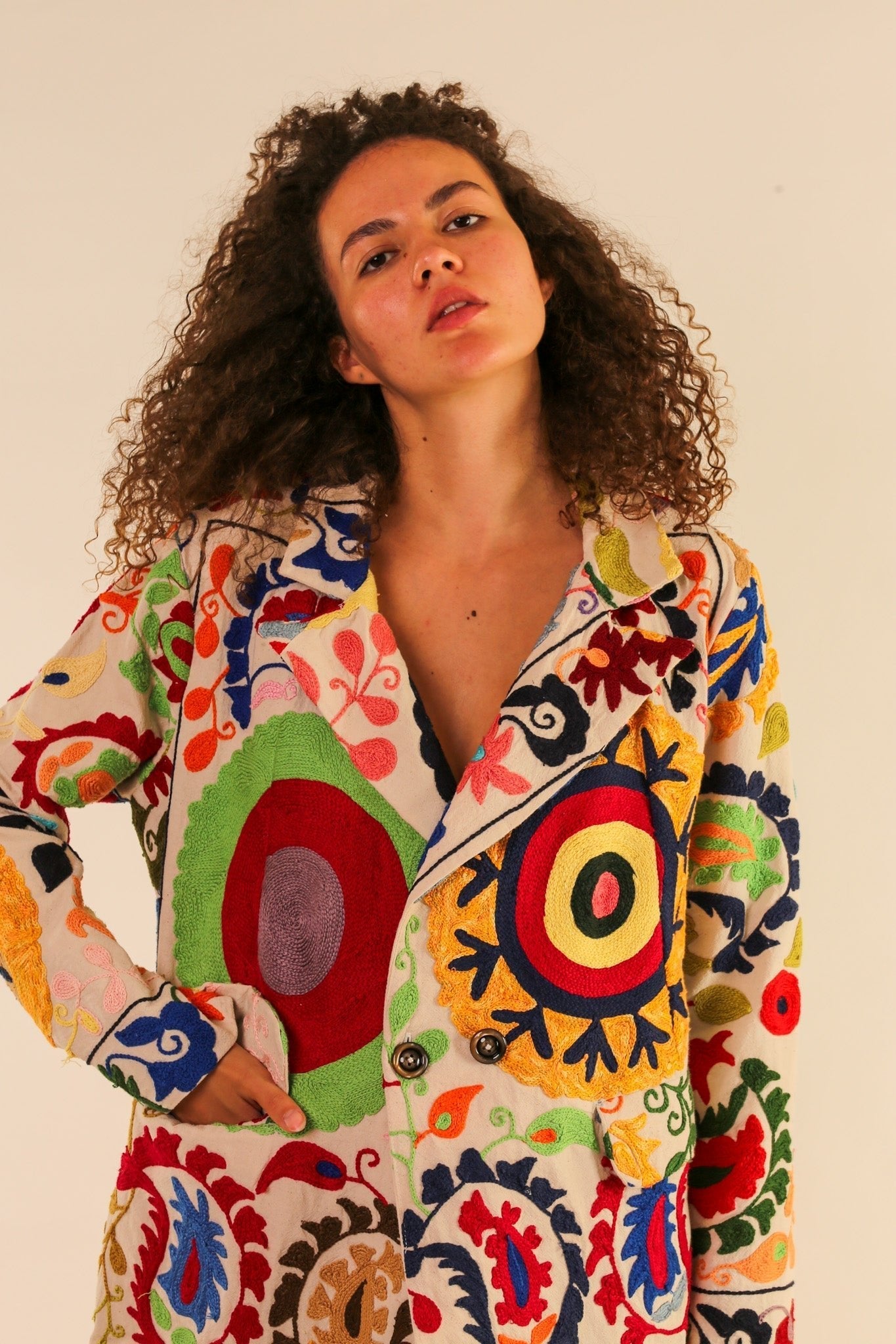 EMBROIDERED JACKET KATIJ - MOMO STUDIO BERLIN - Berlin Concept Store - sustainable & ethical fashion