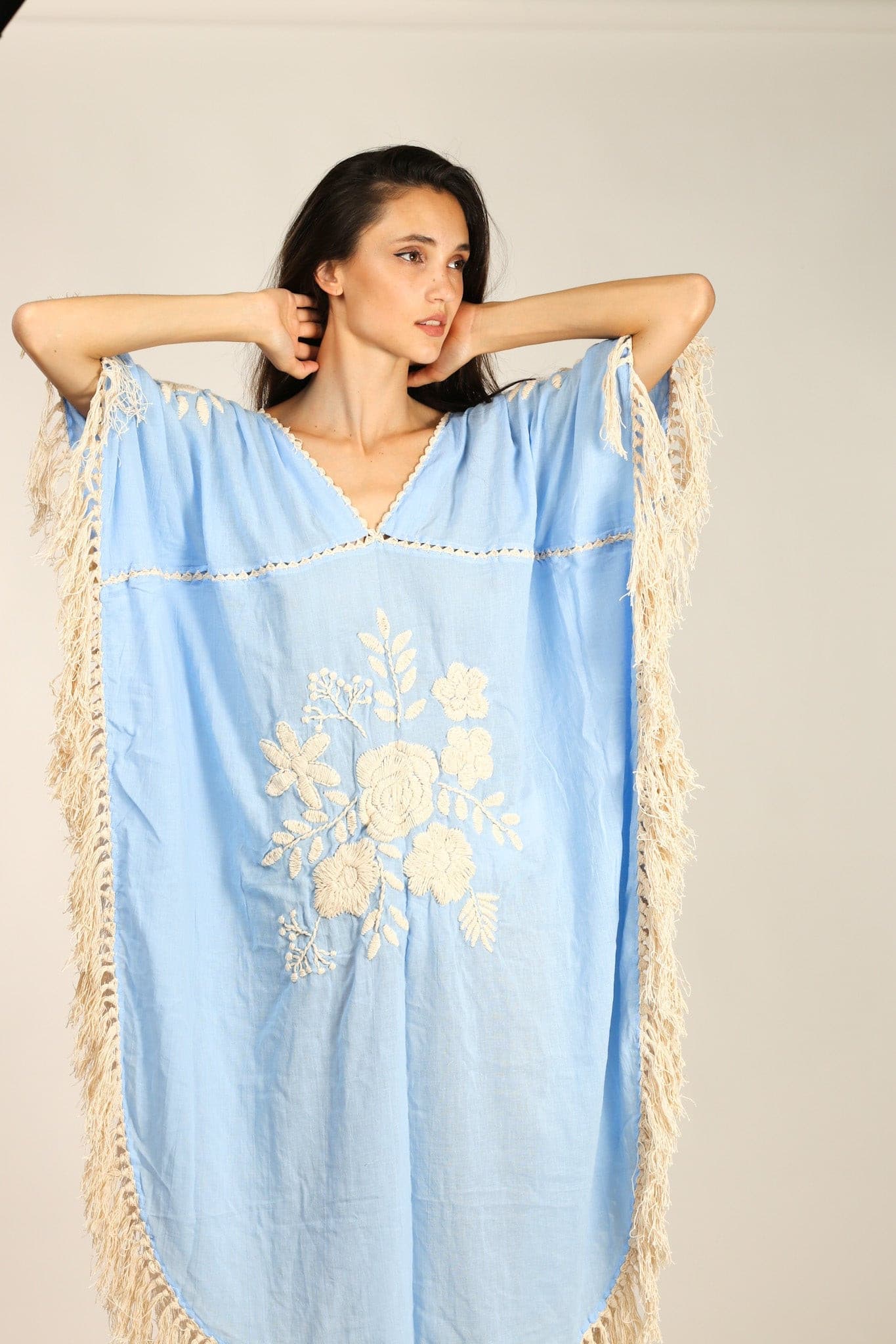 EMBROIDERED KAFTAN CASSI - MOMO STUDIO BERLIN - Berlin Concept Store - sustainable & ethical fashion