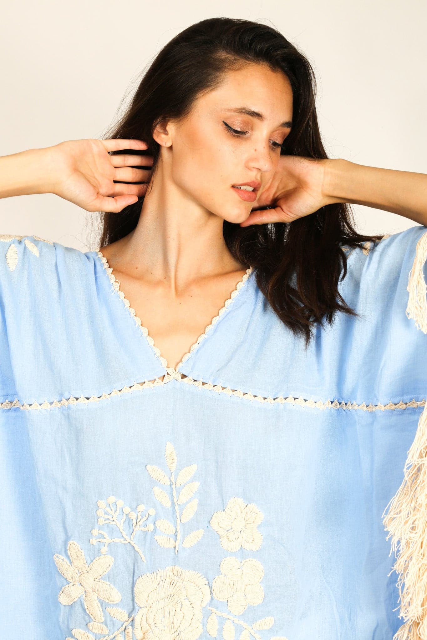 EMBROIDERED KAFTAN CASSI - MOMO STUDIO BERLIN - Berlin Concept Store - sustainable & ethical fashion