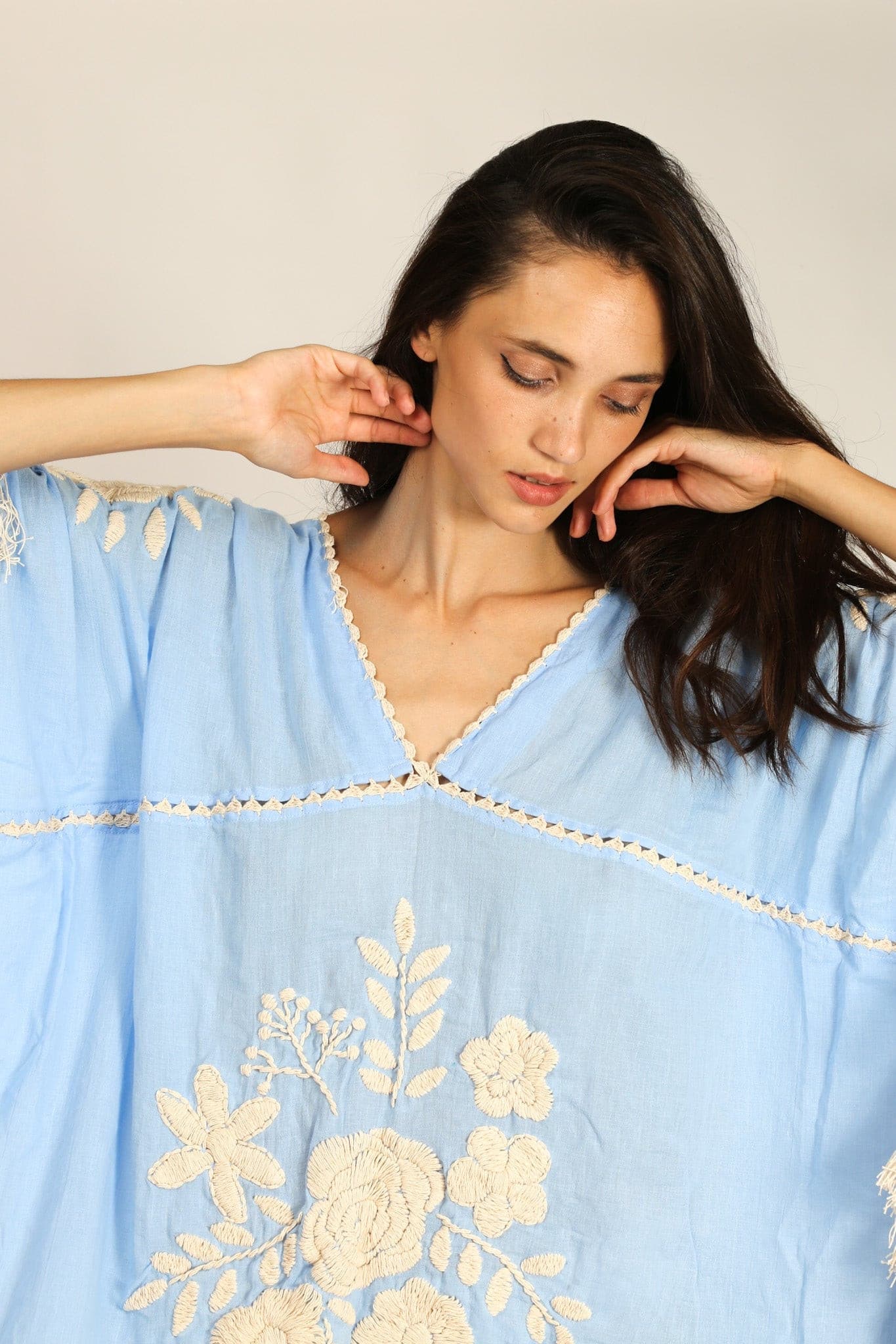 EMBROIDERED KAFTAN CASSI - MOMO STUDIO BERLIN - Berlin Concept Store - sustainable & ethical fashion