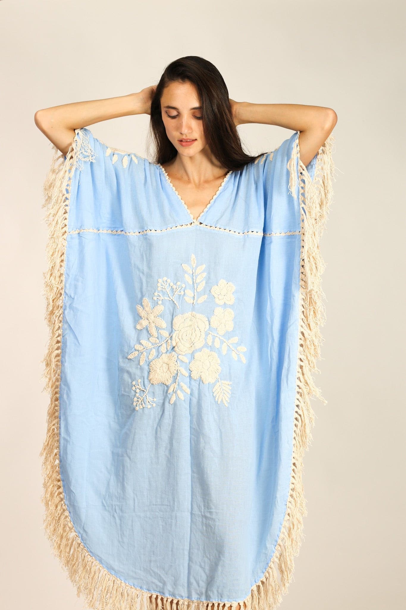 EMBROIDERED KAFTAN CASSI - MOMO STUDIO BERLIN - Berlin Concept Store - sustainable & ethical fashion