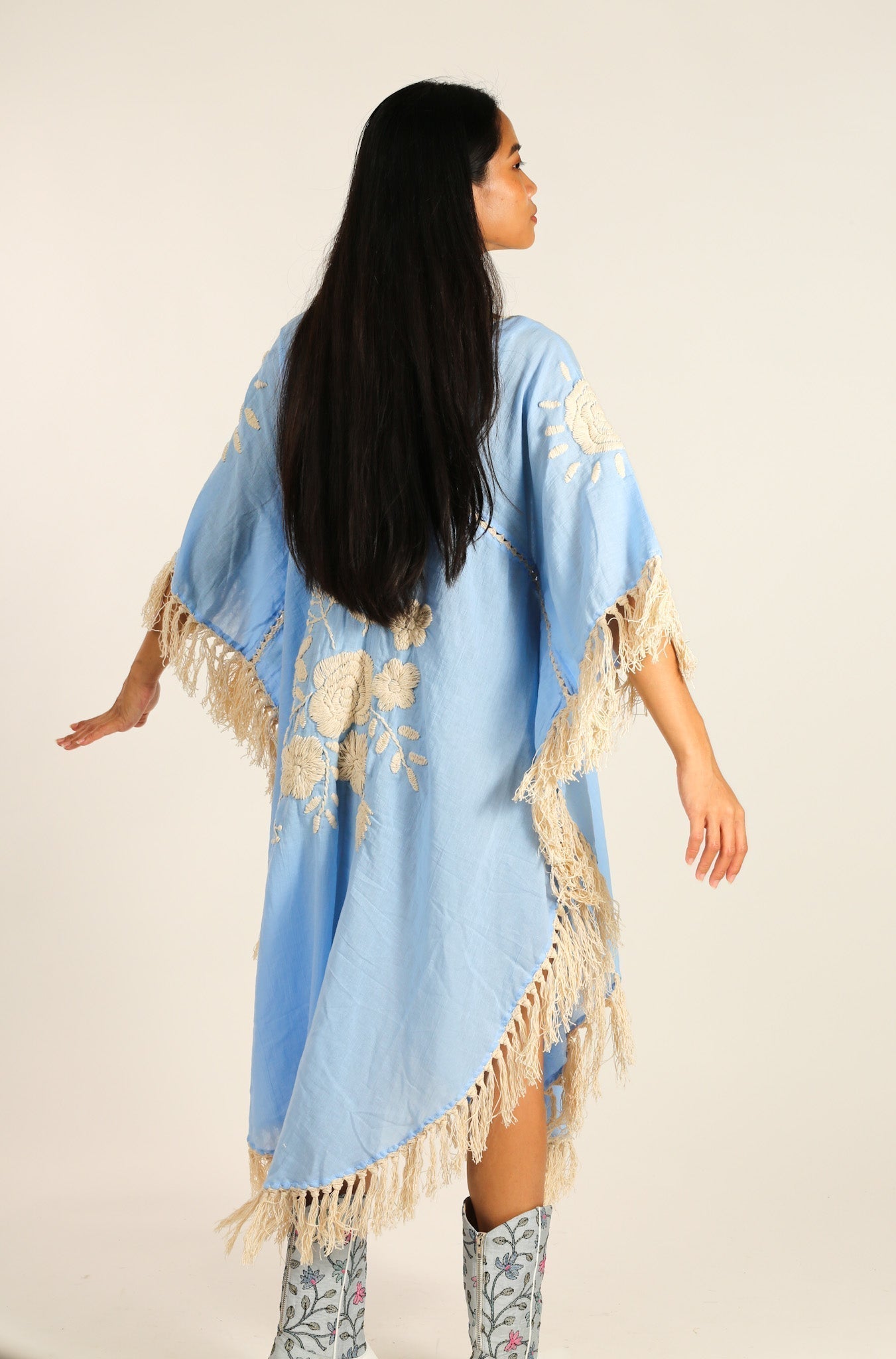 EMBROIDERED KAFTAN DRESS CASSI - MOMO STUDIO BERLIN - Berlin Concept Store - sustainable & ethical fashion