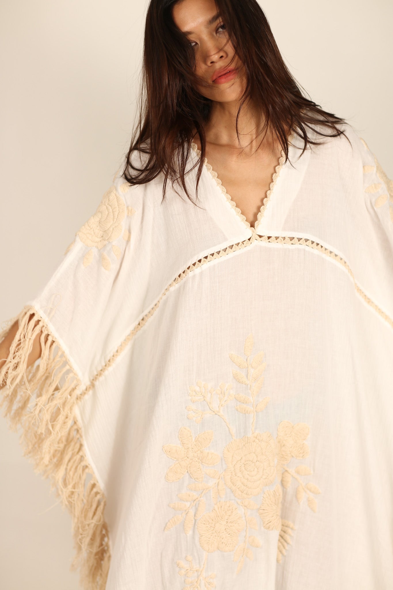 EMBROIDERED KAFTAN DRESS CASSI - MOMO STUDIO BERLIN - Berlin Concept Store - sustainable & ethical fashion