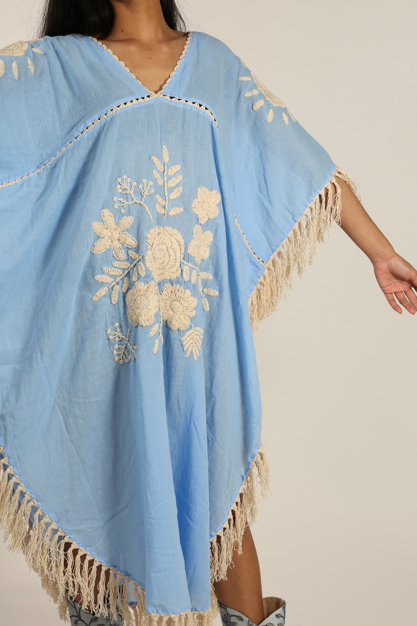 EMBROIDERED KAFTAN DRESS CASSI - MOMO STUDIO BERLIN - Berlin Concept Store - sustainable & ethical fashion