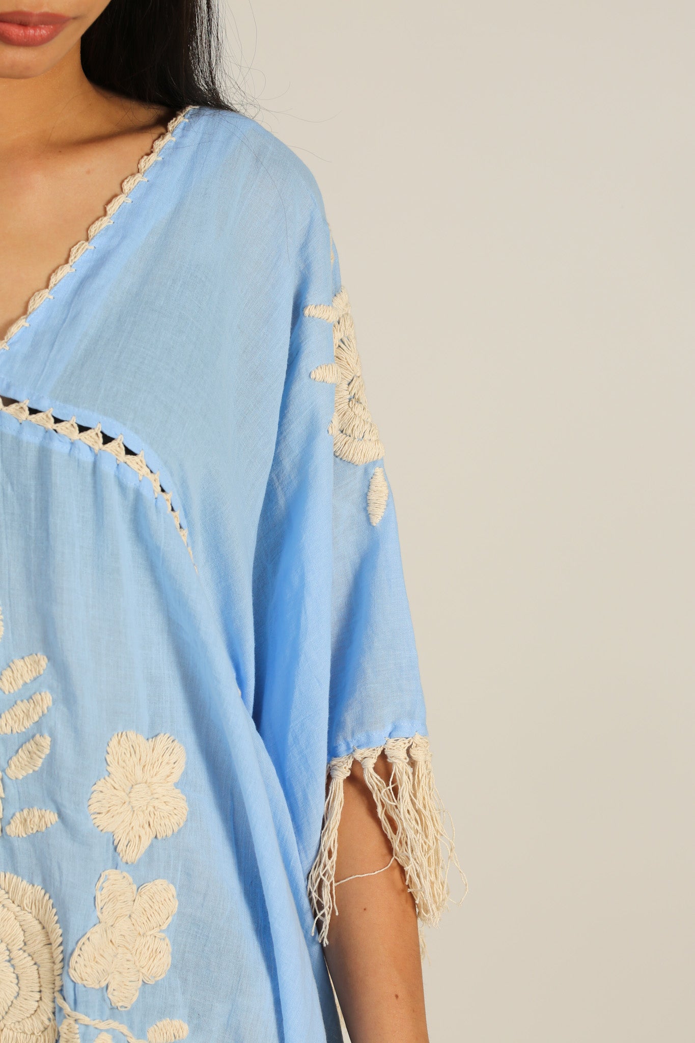 EMBROIDERED KAFTAN DRESS CASSI - MOMO STUDIO BERLIN - Berlin Concept Store - sustainable & ethical fashion