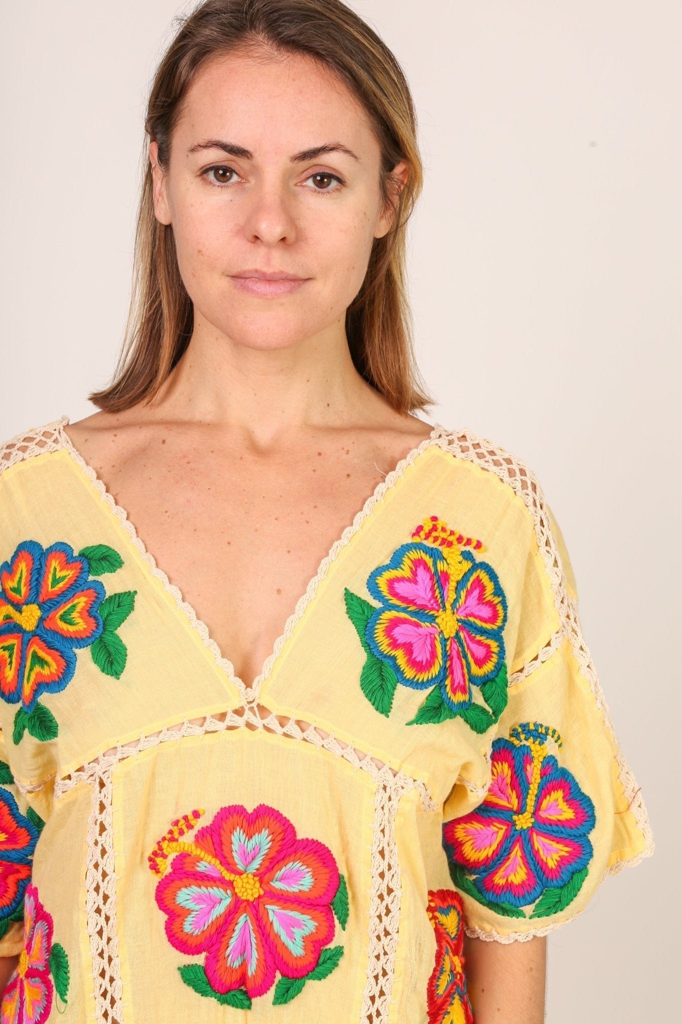 EMBROIDERED KAFTAN DRESS JOSIN - MOMO STUDIO BERLIN - Berlin Concept Store - sustainable & ethical fashion