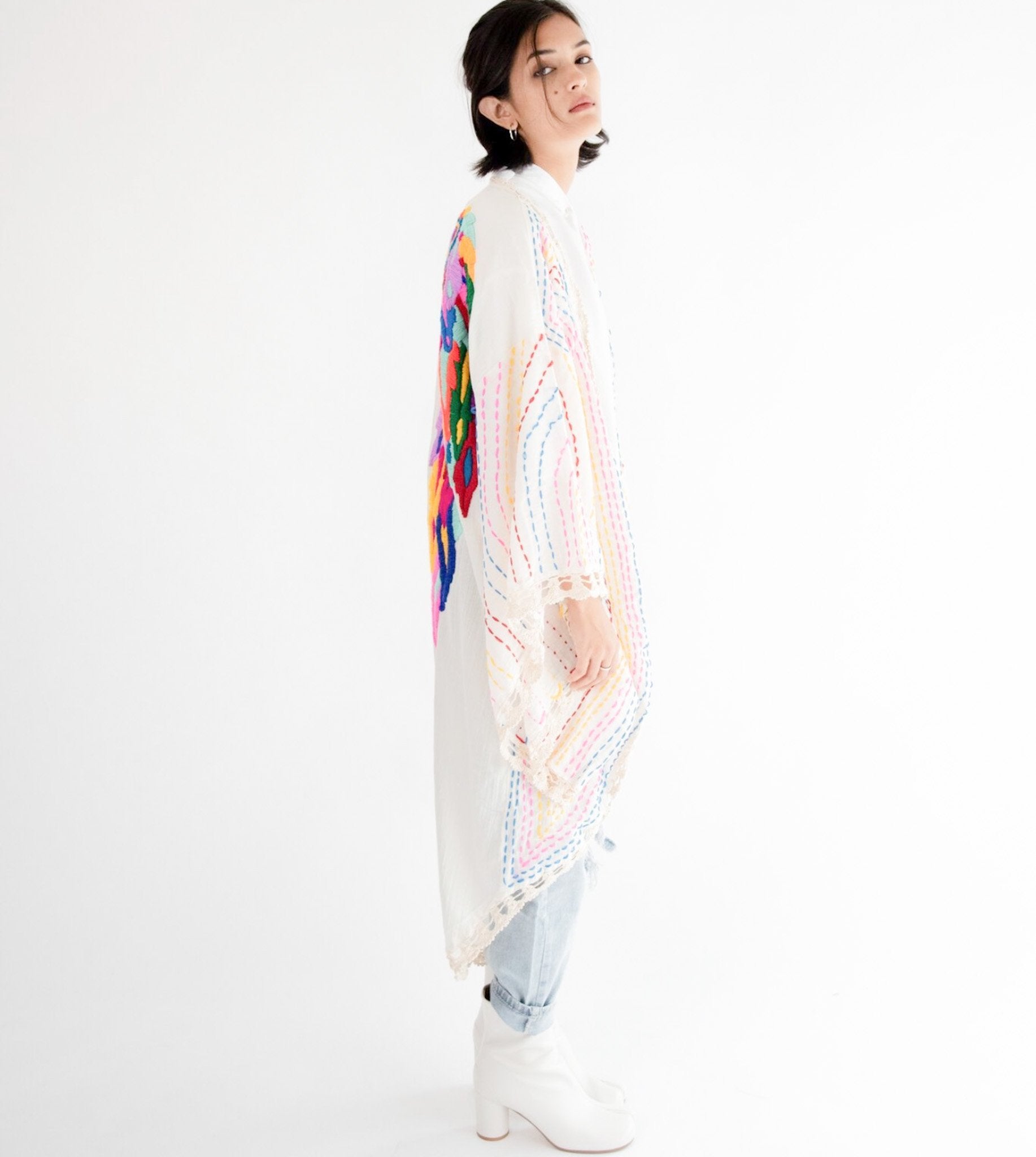 EMBROIDERED KAFTAN KIMONO BILA - MOMO STUDIO BERLIN - Berlin Concept Store - sustainable & ethical fashion