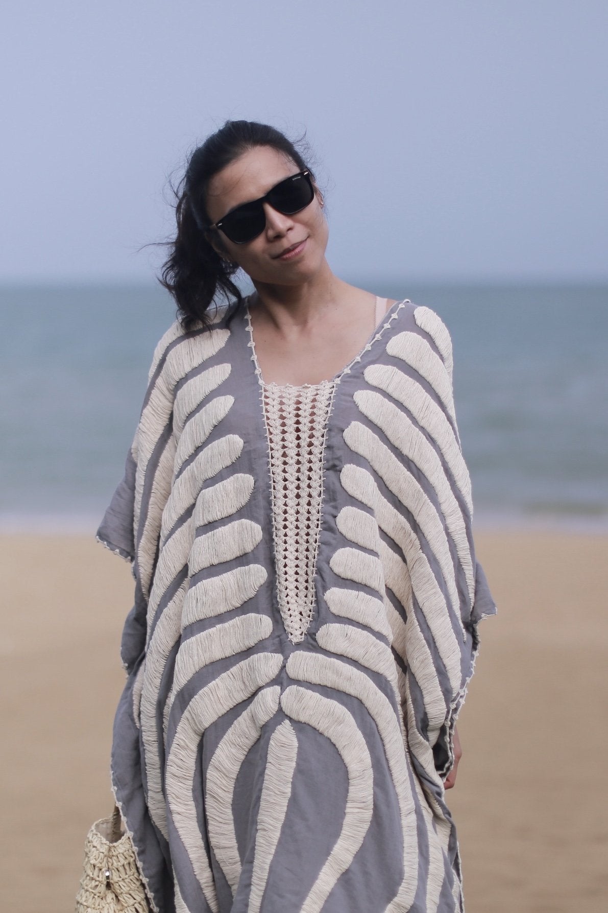 EMBROIDERED KAFTAN MARIE CLAIRE - MOMO STUDIO BERLIN - Berlin Concept Store - sustainable & ethical fashion