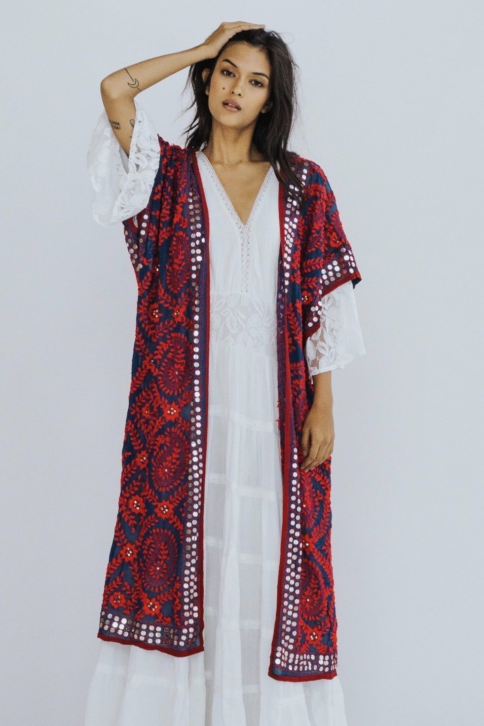 EMBROIDERED KAFTAN PILAR - MOMO STUDIO BERLIN - Berlin Concept Store - sustainable & ethical fashion